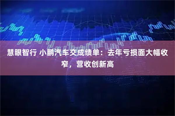 慧眼智行 小鹏汽车交成绩单：去年亏损面大幅收窄，营收创新高